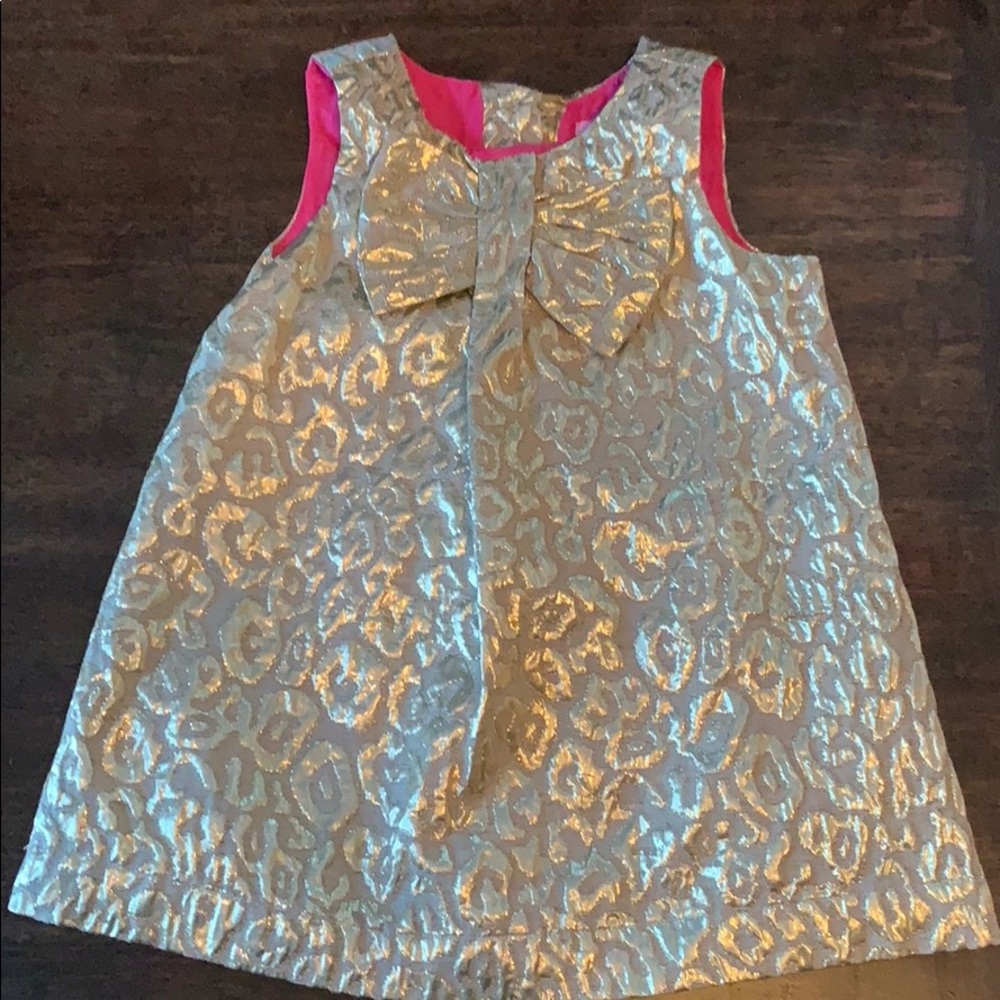 Gold Bow Dress